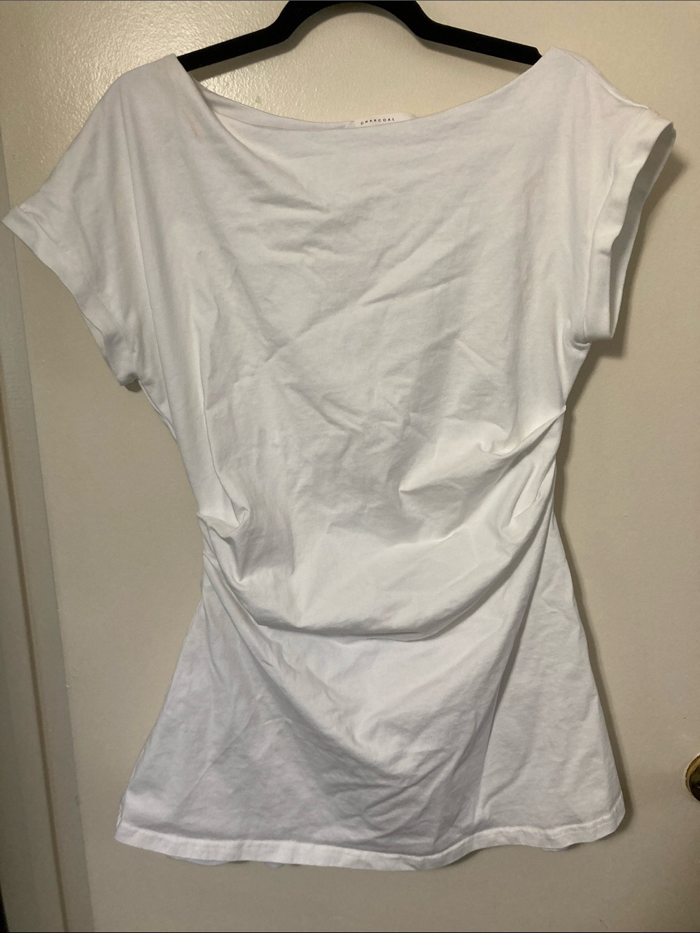 Classic White Boatneck Mini Dress